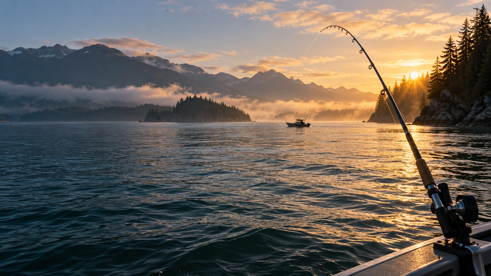 Legacy Lures coastal fishing illustration